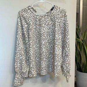 Express cheetah blouse